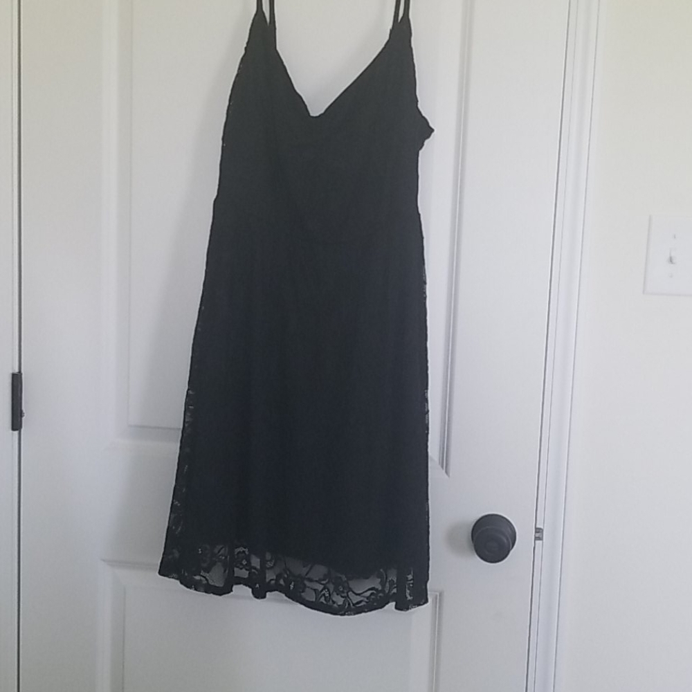 Forever 21 Black Lace Dress
